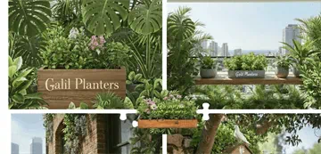 אדניות הגליל Galilee Planters-פאזל קולאז של אדניות הגליל