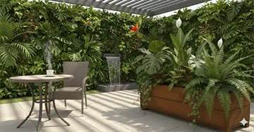 אדניות הגליל Galilee Planters-אדנית מלבנית אורך: 80 ס"מ 