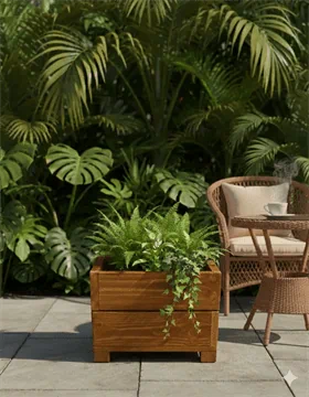 אדניות הגליל Galilee Planters-אדנית מרובעת  30x30 