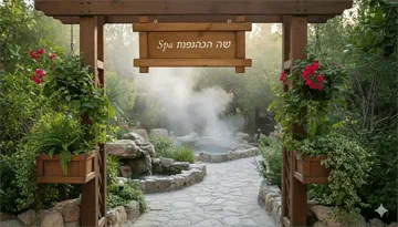 אדניות הגליל Galilee Planters-שלט הוריה לספא