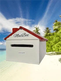 תיבת דואר אמריקאית פרימיום מעץ – דגם "הצימר הגלילי".